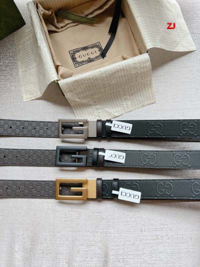 2025年早春新品入荷グッチ  本革 ベルト ZJ工場
