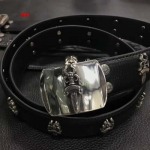 2025年原版復刻高級925銀新品入荷クロムハーツ牛革 本革 ベルト