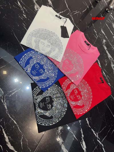 2025年1月9日春夏高品質新品入荷ヴェルサーチ薄手半袖 T...