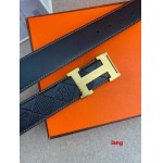 2025年早春新品入荷 エルメス  本革 ベルト LANG工場