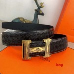 2025年早春新品入荷 エルメス本革 ベルト LANG工場