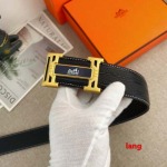 2025年早春新品入荷 エルメス   本革 ベルト LANG工場