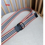 2025年早春新品入荷 バーバリー  本革 ベルト LANG工場