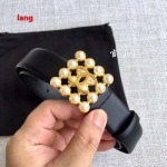 2025年早春新品入荷 シャネル  本革 ベルト LANG工場