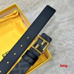 2025年早春新品入荷 FENDI 本革 ベルト LANG工場