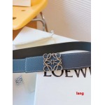 2025年早春新品入荷LOEWE 本革 ベルト LANG工場