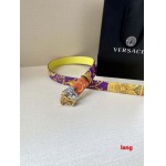 2025年早春新品入荷VERSACE  本革 ベルト LANG工場