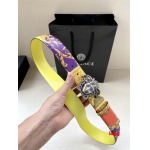 2025年早春新品入荷 VERSACE  本革 ベルト LANG工場