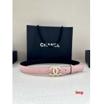 2025年早春新品入荷 シャネル  本革 ベルト LANG工場