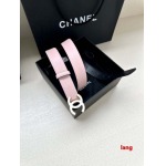 2025年早春新品入荷 シャネル  本革 ベルト LANG工場