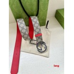 2025年早春新品入荷 グッチ   本革 ベルト LANG工場