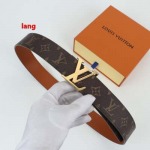 2025年早春新品入荷 ルイヴィトン 本革 ベルト LANG工場