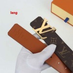 2025年早春新品入荷 ルイヴィトン 本革 ベルト LANG工場