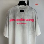 2025年1月15日春夏高品質新品入荷AIexander Wang 半袖 Tシャツ A.I工場