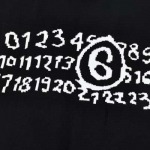 Maison MargielaメゾンマルジェラMM6デジタル着用ニットクルーネックジャンパー