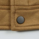 ロエベ-ロエベメンズライトラグジュアリーハイエンドファインスエードラペルダウンジャケット