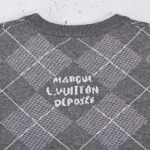 Louis vuittonルイ?ヴィトン24ssダイヤモンドチェックカシミヤニット24秋冬新商品