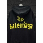 2025年2月13日新品Balenciagaファスナー付きフード付きパーカー HS工場
