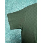 2025年2月21日高品質復刻新品Louis Vuittonニット半袖Tシャツ  FF工場