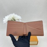 2025年2月24日早春新品M60895 MULTIPLEMultipleDamier， ルイヴィトン二つ折りの短財布 zy工場