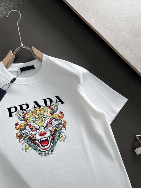 2025年3月1日春夏高品質新品PRADA半袖 tシャツDW工場