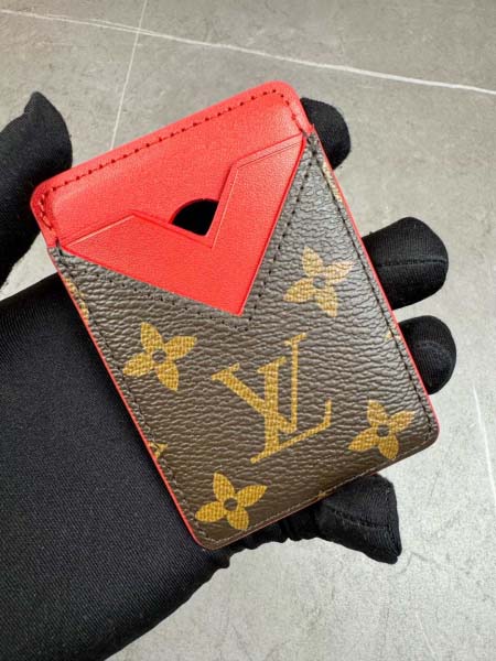 2025年3月17日新品 カードホルダーLouis Vuitton  6.5 x 9.5 x 0.5cm  Monogram Macassar  zy工場