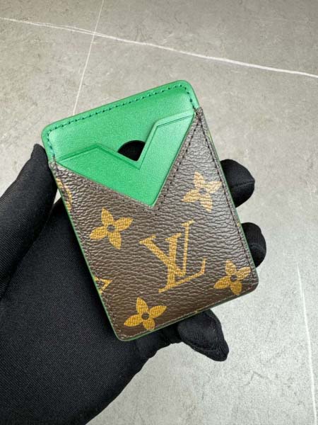2025年3月17日新品 カードホルダーLouis Vuitton 6.5 x 9.5 x 0.5cm   Monogram Macassar  zy工場