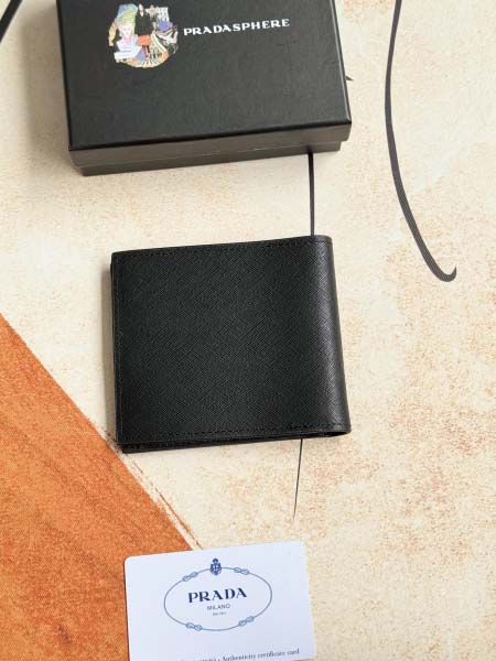 2025年3月17日新品財布PRADA  2M0513# blue 11cmx9cm   zy工場