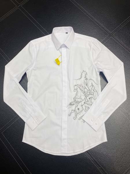 2025年3月19日高品質新作Hermes長袖のスリムシャツ HoHo工場