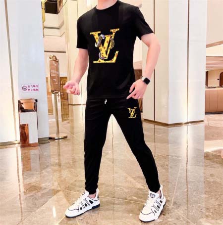 2025年3月30日入荷新作Louis Vuitton夏メンズ 上下セットM-5XL/zhan工場