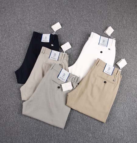 2025年3月3日春秋高品質新品ブルネロクチネリスラックスl...