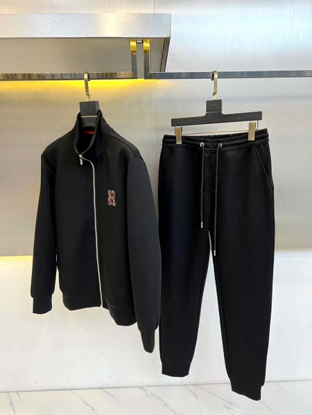 2025年3月5日春秋高品質新品HERMESメンズ 上下セッ...