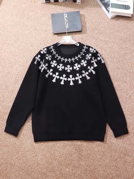 2025年3月6日新品Chrome heartsトレーナー ...