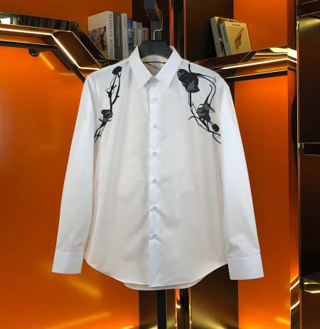 2025年3月15日 春夏高品質新品McQueen長袖シャツ...