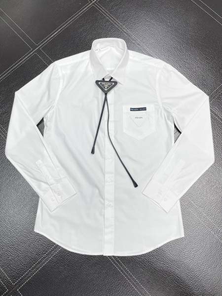 2025年3月19日高品質新作prada長袖のスリムシャツ ...
