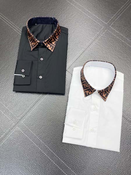 2025年3月19日高品質新作FENDI長袖のスリムシャツ ...