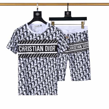 2025年3月25日入荷春夏新作Dior半袖 セット上下sh...