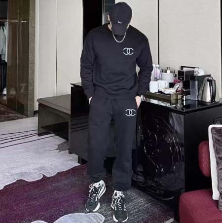 2025年3月28日入荷新作CHANEL春秋メンズ 上下セッ...