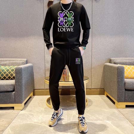 2025年3月28日入荷新作LOEWE春秋メンズ 上下セット...