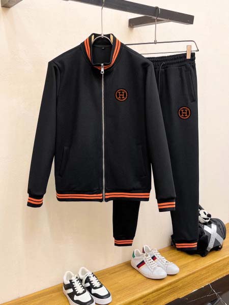 2025年3月29日入荷新作HERMES春秋メンズ 上下セッ...