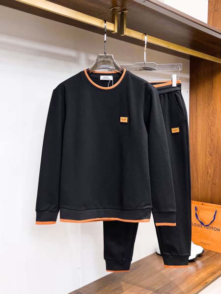 2025年3月29日入荷新作HERMES春秋メンズ 上下セッ...