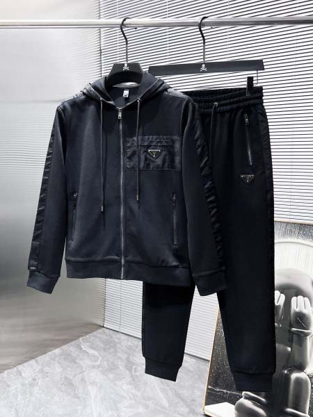 2025年3月30日入荷新作PRADA春秋メンズ 上下セット...