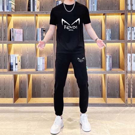 2025年3月30日入荷新作FENDI夏メンズ 上下セットM...