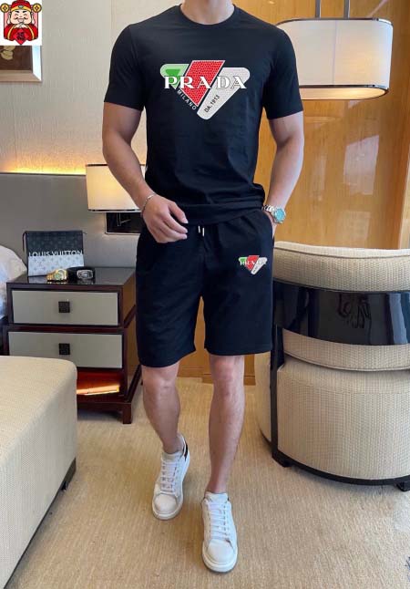 2025年4月1日入荷新作PRADA夏メンズ 上下セットM-5XL/zhan工場
