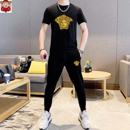 2025年4月2日入荷新作VERSACE夏メンズ 上下セットM-5XL/zhan工場