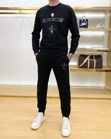 2025年4月2日入荷新作Chrome hearts春秋メンズ 上下セットM-5XL/zhan工場