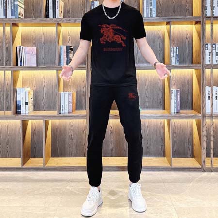 2025年4月2日入荷新作burberry夏メンズ 上下セットM-5XL/zhan工場