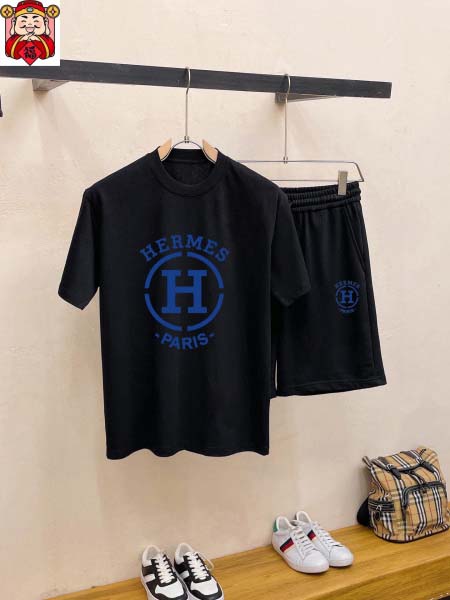 2025年4月2日入荷新作HERMES夏メンズ 上下セットM-5XL/zhan工場