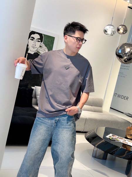 2025年4月4日入荷新作Prada半袖 Tシャツ高級品/LD工場