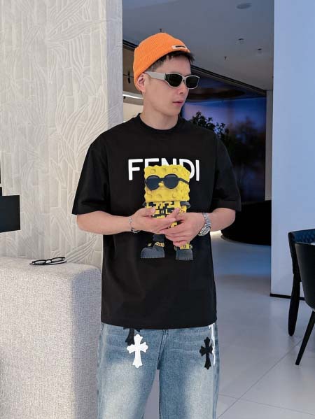 2025年4月6日入荷新作Fendi半袖 Tシャツ高級品/LD工場